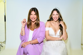 Nazarena y Barbie, madre e