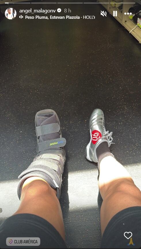 Esta es la imagen que subió Malagón y que generó alarma (IG/ @angel_malagonv)