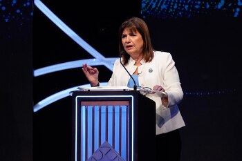 Patricia Bullrich en el primer