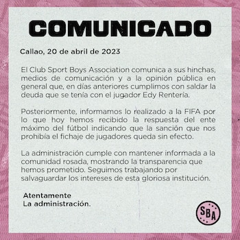 Comunicado de la 'misilera' tras