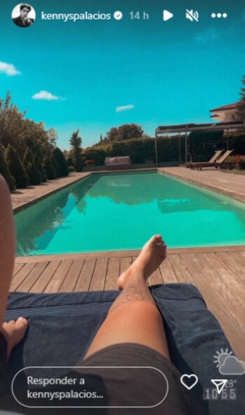 Kennys Palacios disfruta de unos