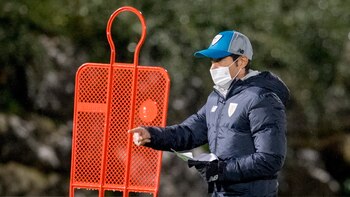 El entrenador Marcelino García Toral,