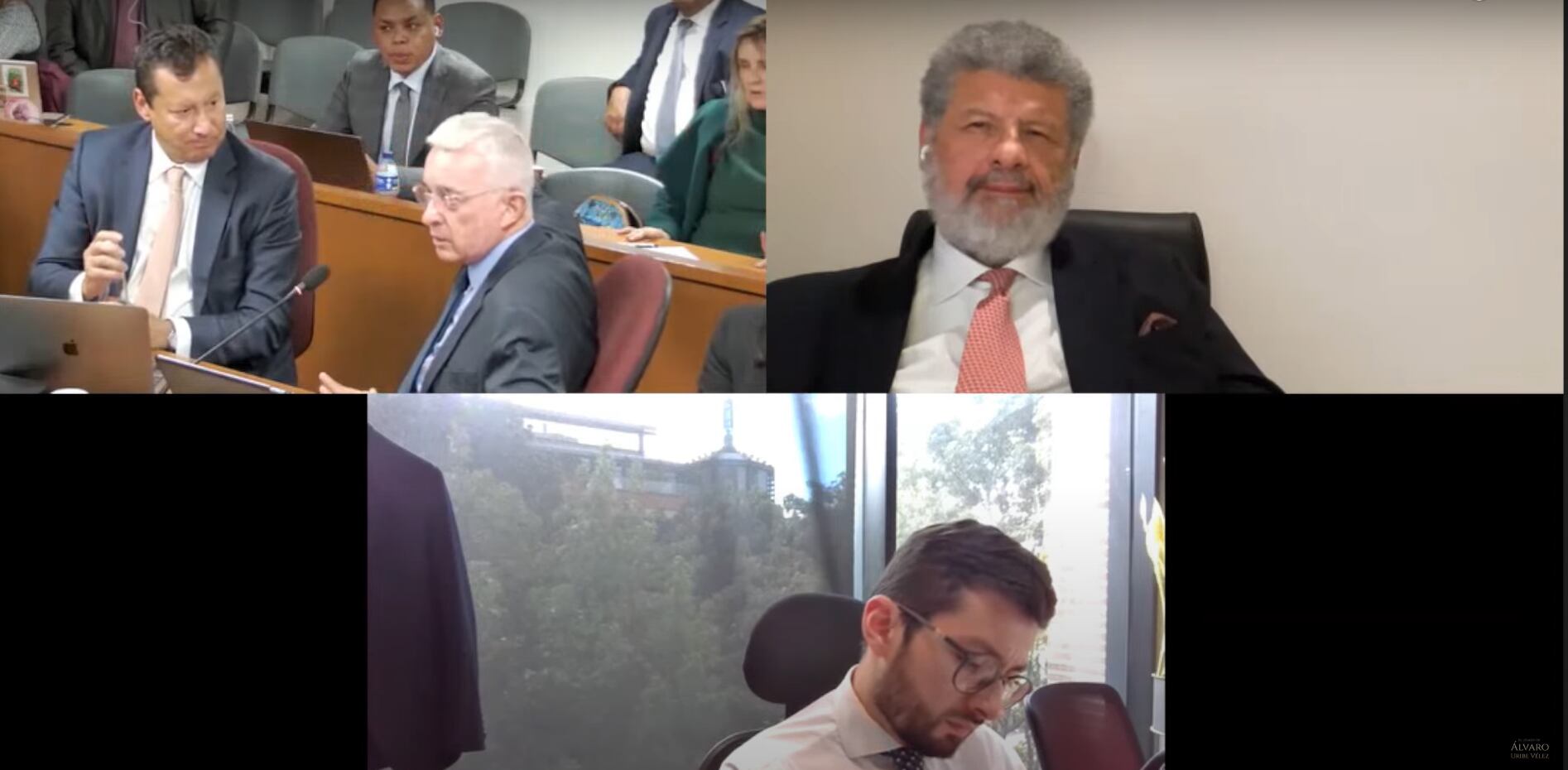 Uribe utilizó una anécdota expuesta por Lisa Ruth para referirse al tratamiento que ha recibido en el proceso - crédito Álvaro Uribe Vélez/YouTube