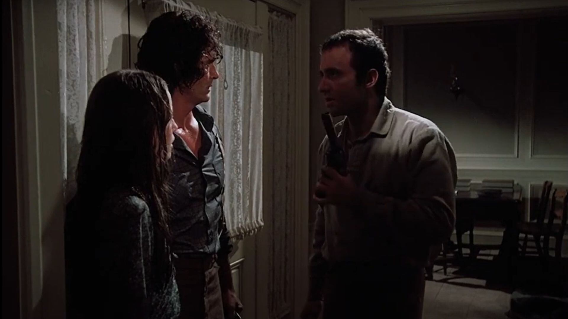 Uno de sus primeros papeles en la pantalla fue en La familia Ingalls, donde interpretó a un asaltabancos prófugo llamado Jed. (1980/NBC)