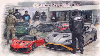 Lamborghini, Ferrari y Porsche: así es la colección de autos de lujo asegurada a presunto operador del Cártel del Noreste en Yucatán