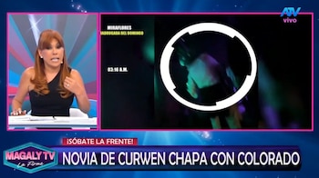 Magaly Medina no le cree a Curwen tras ampay de Carla Campos: “Negar lo evidente”. Captura: Magaly TV La Firme.