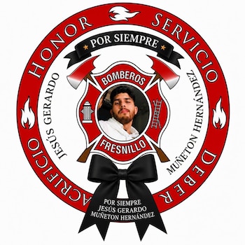 El bombero asesinado fue identificado como Jesús Gerardo. Crédito: Facebook - Dirección de Protección Civil y Bomberos de Fresnillo