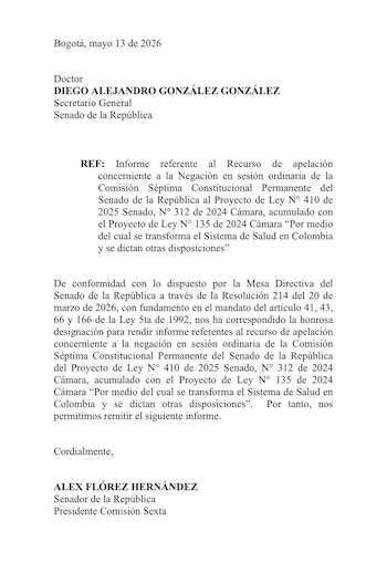 El Pacto Histórico presenta nueva ponencia para revivir la reforma al sistema de salud en Colombia en el Senado - crédito @UltimaHoraCR/X