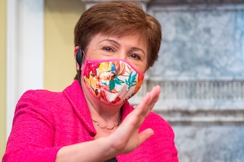 Con o sin barbijo, Georgieva