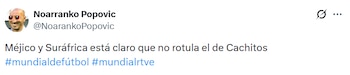 Así ha sido la repercusión en redes. (X/@NoarankoPopovic)