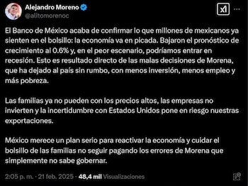 Alejandro Moreno afirmó que México