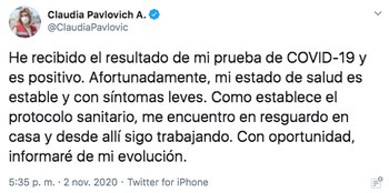 La gobernadora de Sonora informó