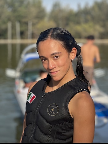 Natasha Landsmanas brilla en Santo Domingo 2026. (Olimpismo Mexicano)