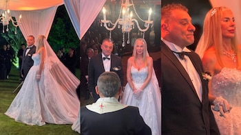 El Turco García y Mariela Prieto se casaron después de 30 años de relación: las imágenes de la ceremonia