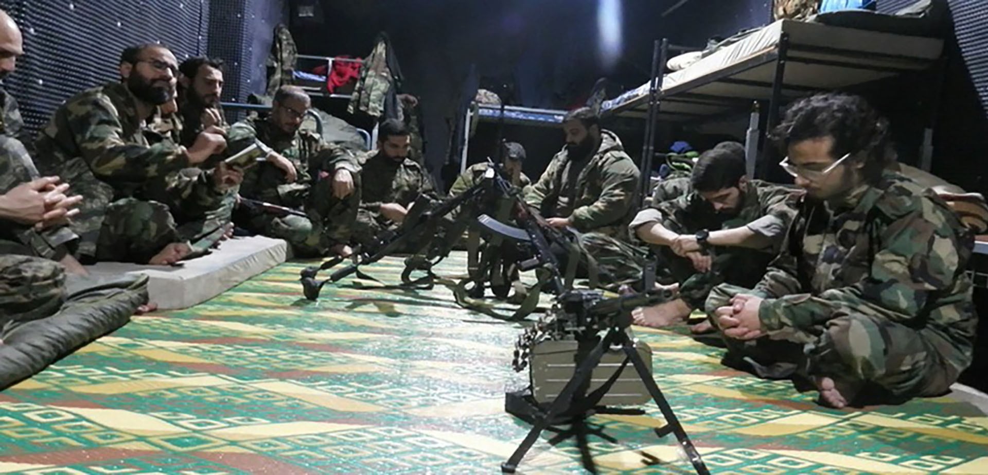 Miembros de Hezbollah en los túneles (IDF)