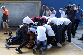 Funeral de Alexander Martínez (Foto: