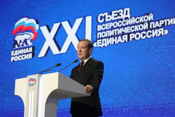 Dmitri Medvédev, actual vicepresidente del