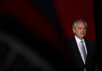 El presidente Alberto Fernández