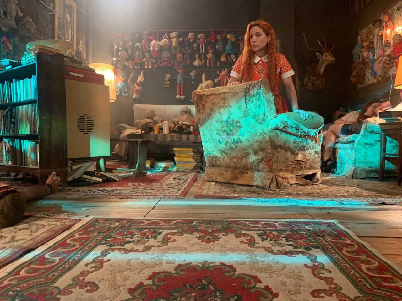 Griselda Sánchez, actriz y pareja de José Cicala, en una escena de Encantador