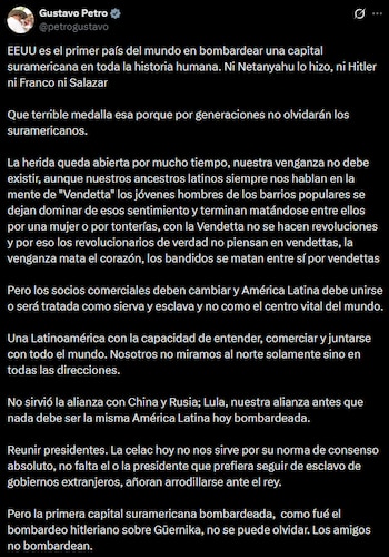 El mandatario utilizó sus redes