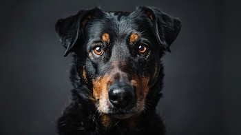 Beauceron, raza de perro leal y protector, pelaje corto, perro inteligente, mascota familiar, cuidado y entrenamiento, compañía canina, tamaño grande, perro energético - (Imagen Ilustrativa Infobae)