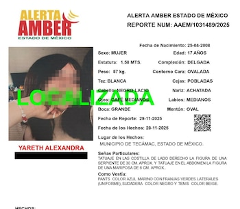 Foto: Alerta Amber Edomex