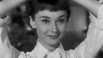 Audrey Hepburn en "Roman Holiday"