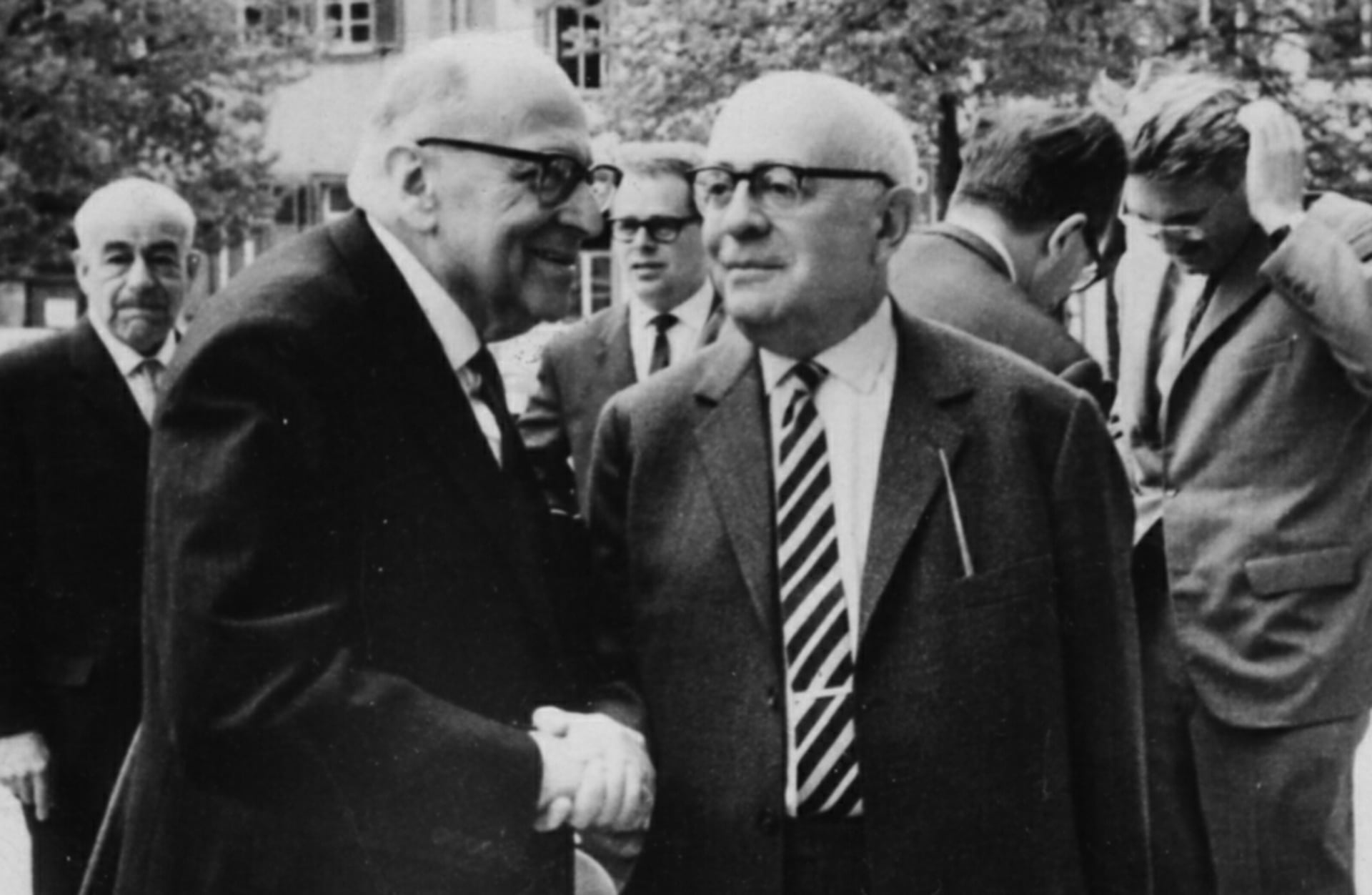 Theodor Adorno y Max Horkheimer
