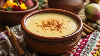 El atole de tejocote es