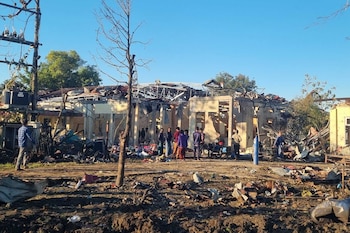 En esta fotografía proporcionada por