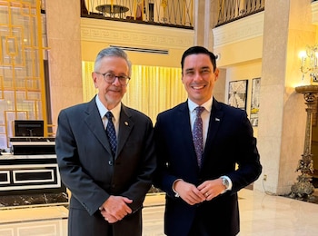 Roberto Flores Bermúdez vuelve a la embajada de Honduras en Estados Unidos después de haber sido canciller y embajador en Washington en dos ocasiones. (Imagen de cortesía)