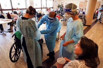 Un residente de un asilo