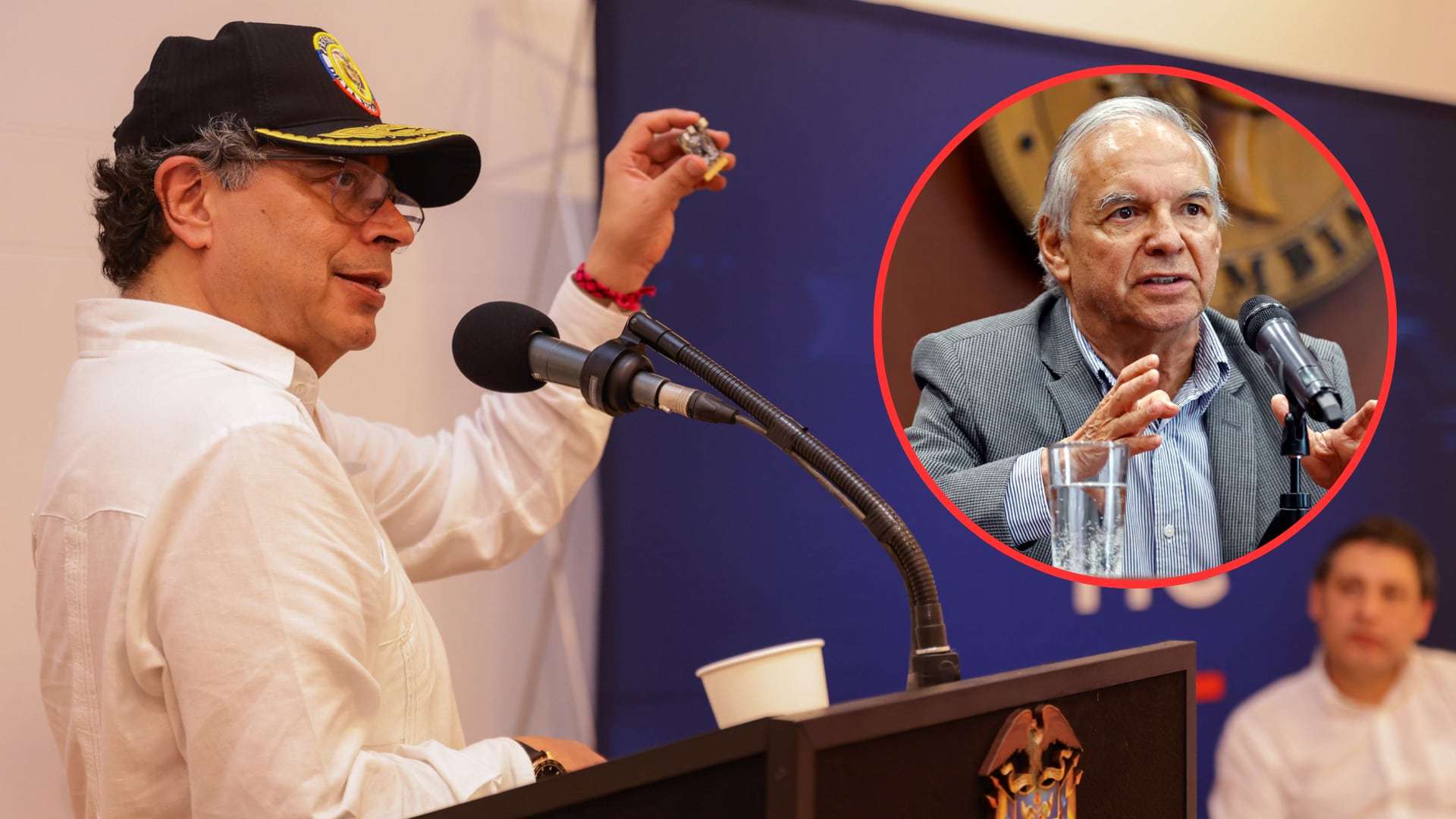 Petro defendió a Ricardo Bonilla horas después de decir que “ojalá tuviera un detector para la corrupción”: “Es inocente”