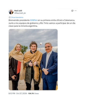 Milei catamarca jalil