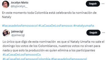 Nataly Umaña fue nominada en ‘La casa de los famosos Colombia’