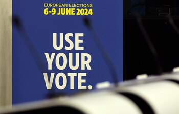 Imagen de un cartel electoral