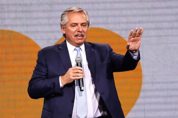 El presidente de Argentina, Alberto