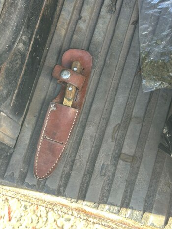 Uno de los cuchillos secuestrados