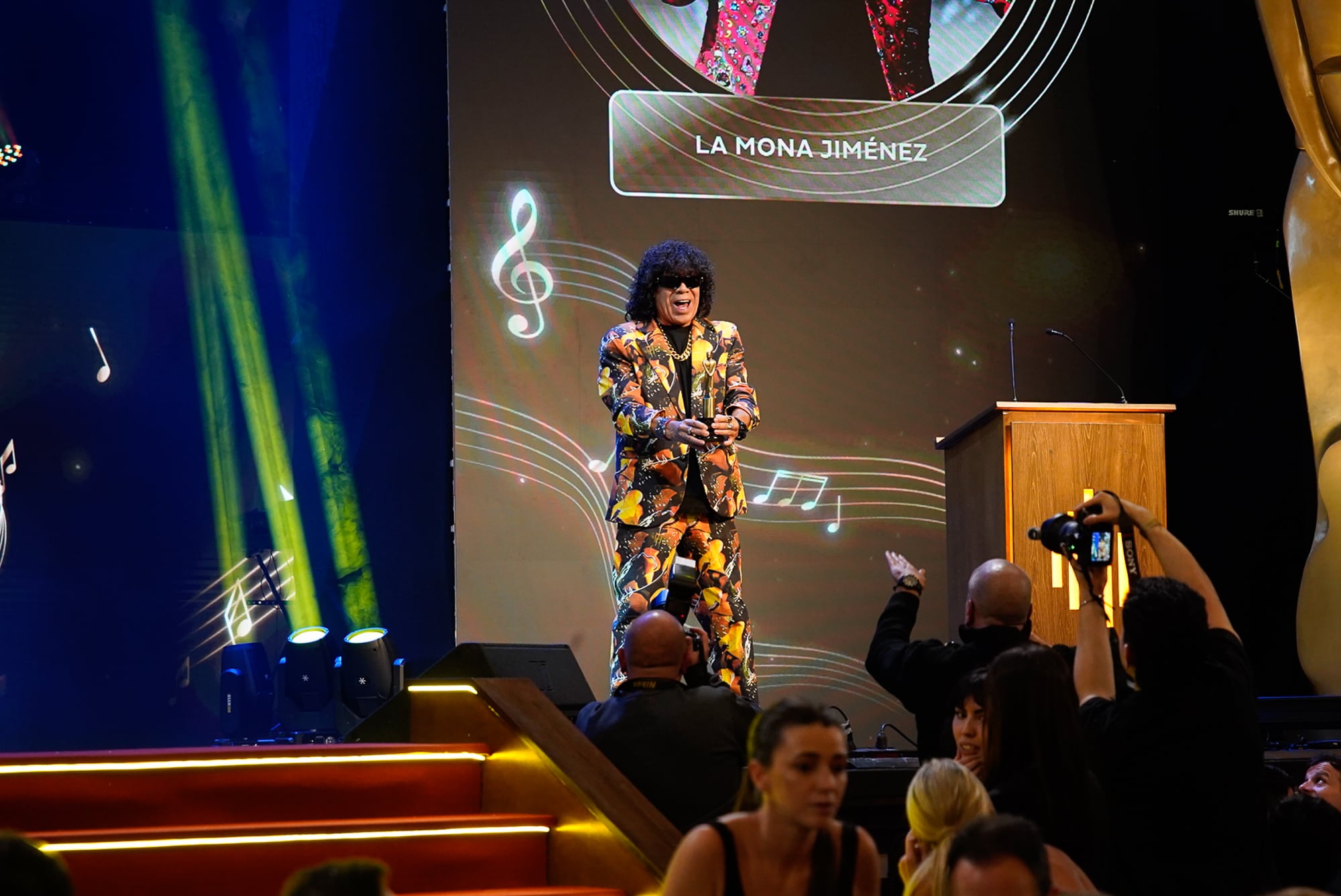 El cuartetero cordobés se llevó el galardón a la Trayectoria Tropical/Cuarteto (RS Fotos)