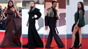 Brillos metálicos y terciopelo dominan