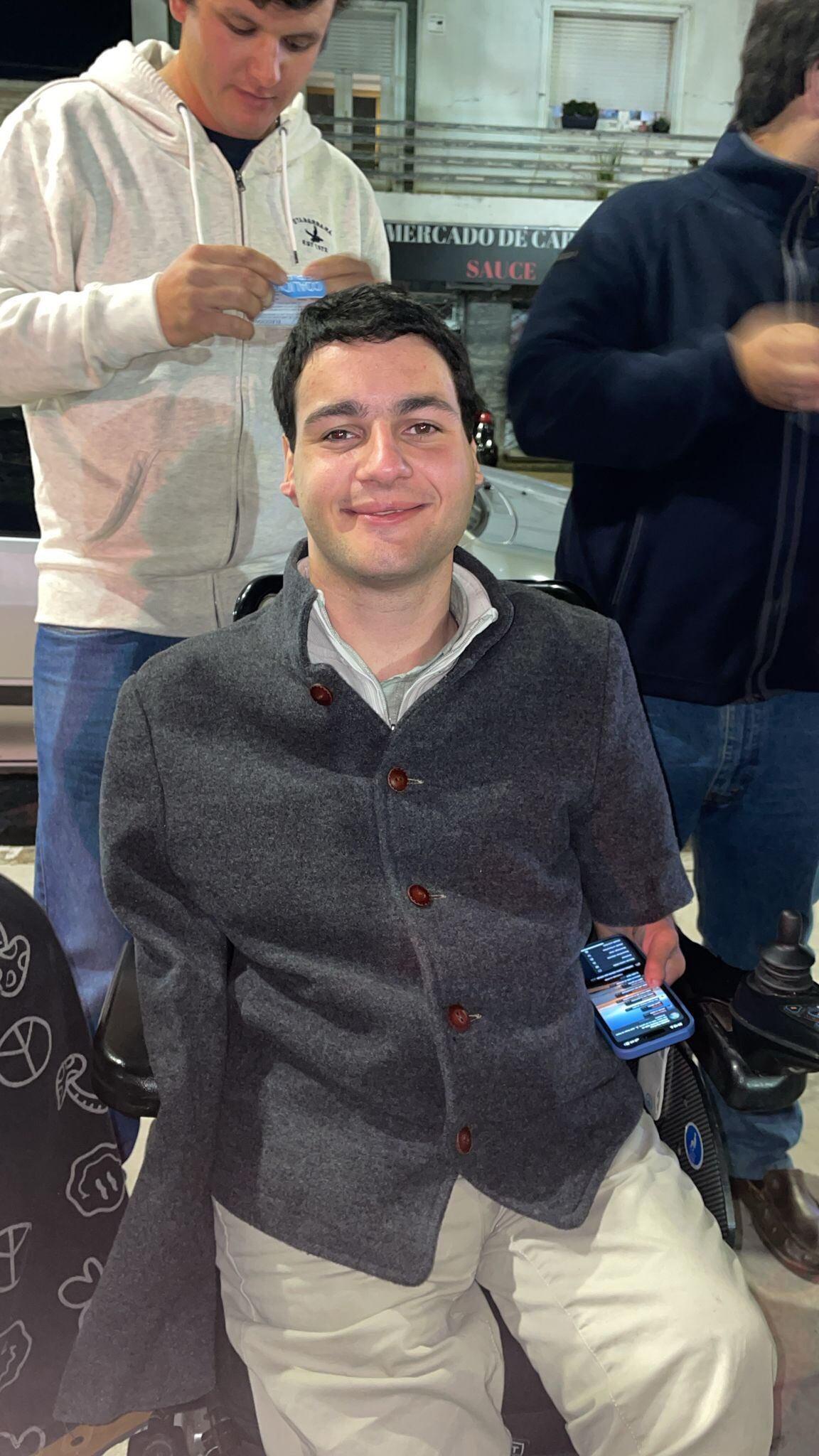 Agustín Cabrera, alcalde electo en Sauce, Canelones (x Agustín Cabrera)