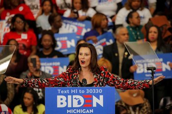 Gretchen Whitmer, gobernadora demócrata de