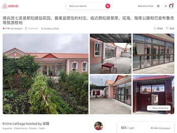 Casas publicadas en Airbnb en