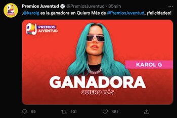 Karol G fue una de