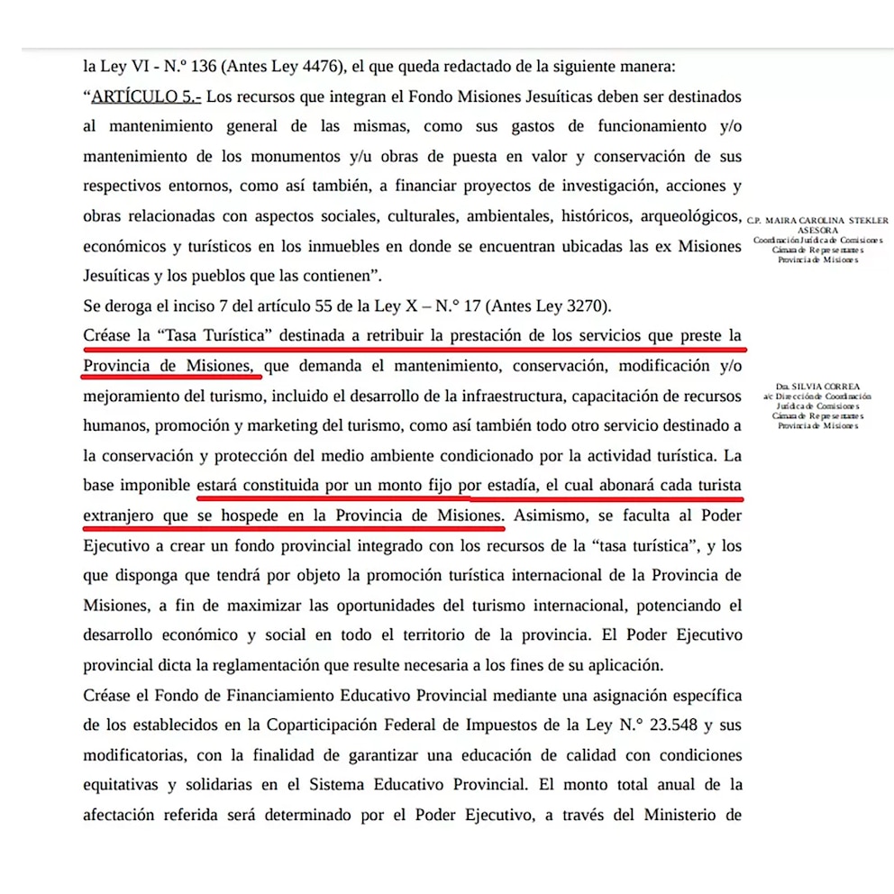 Misiones implementa tasa turística: ¿un impulso o un desaliento para el turismo?