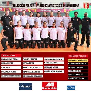 La selección peruana de vóley