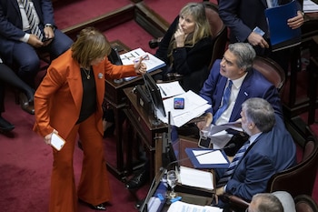 Sesión Ordinaria en el Senado de la Nación el 14 de mayo de 2026 en Buenos Aires, Argentina - Patricia Bullrich