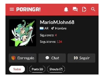 El perfil donde se compartían