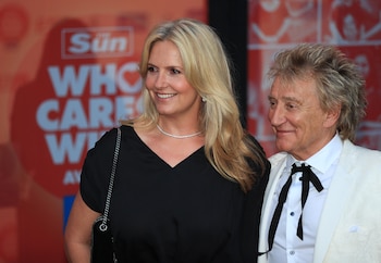 Rod Stewart y Penny Lancaster