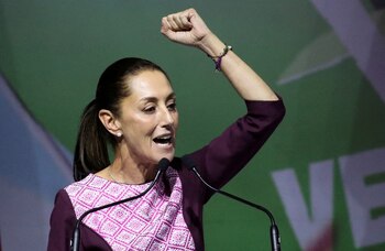 La aspirante a la presidencia